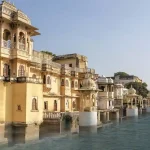 View of Bagore ki Haveli from Gangaur Ghat, Lake Pichola - Udaipur