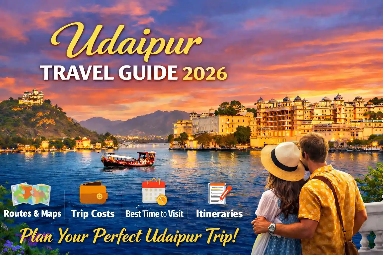 Udaipur Travel Guide 2026 – Complete Handbook with Prices, Routes, Maps, Timings, Itinerary & Trip Cost